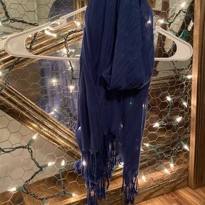 Navy blue scarf